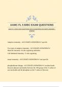 AAMC FL 5 B&sol;BC EXAM QUESTIONS WITH GUARANTEED ACCURATE ANSWERS &vert;VERIFIED