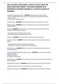 NUR 242 MED SURG EXAM