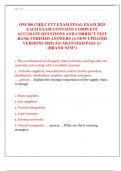 OM 300 CHILCUTT EXAM FINAL EXAM 2025  EACH EXAM CONTAINS COMPLETE  ACCURATE QUESTIONS AND CORRECT TEST  BANK VERIFIED ANSWERS &lpar;A NEW UPDATED  VERSIONS 2025&rpar; &vert;GUARANTEED PASS A&plus;  &lpar;BRAND NEW&excl;&rpar;