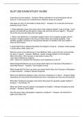GLST 220 EXAM STUDY GUIDE