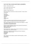 GLST 220 FINAL EXAM QUESTIONS & ANSWERS