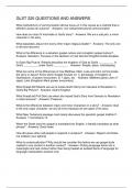 GLST 220 QUESTIONS AND ANSWERS