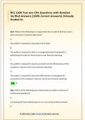 ACC 5330 Test one CPA Questions with Detailed  Verified Answers &lpar;100&percnt; Correct Answers&rpar; &sol;Already  Graded A&plus;