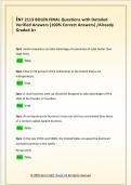 ENT 2113 BOLEN FINAL Questions with Detailed  Verified Answers &lpar;100&percnt; Correct Answers&rpar; &sol;Already  Graded A&plus;