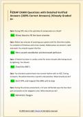 FIZDAP EXAM Questions with Detailed Verified  Answers &lpar;100&percnt; Correct Answers&rpar; &sol;Already Graded  A&plus;