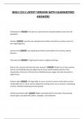 WGU C211 LATEST VERSION WITH GUARANTEED ANSWERS