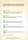 PSYC 375 EXAM 3 Questions with Detailed Verified  Answers &lpar;100&percnt; Correct Answers&rpar; &sol;Already Graded  A&plus;