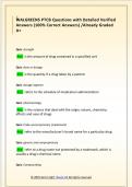 WALGREENS PTCB Questions with Detailed Verified  Answers &lpar;100&percnt; Correct Answers&rpar; &sol;Already Graded  A&plus;
