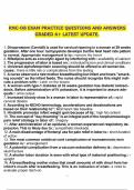 RNC-OB EXAM PRACTICE QUESTIONS AND ANSWERS GRADED A&plus; LATEST UPDATE&period;