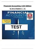 Solution Manual For Financial Accounting&comma; 11th Edition by Jerry J&period; Weygandt&comma; Paul D&period; Kimmel&comma; Verified Chapters 1 - 13&comma; Complete Newest Version