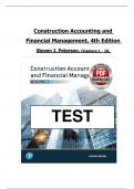 Construction Accounting and Financial Management&comma; 4th Edition Solution Manual by Steven J&period; Peterson&comma; Verified Chapters 1 - 18&comma; Complete Newest Version