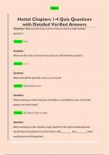EFDA OHIO board prep Hottel Questions with Detailed Verified Answers