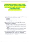 NUR 2502 MDC3 EXAM 2 STUDY GUIDE  2025&sol;2026 COMPLETE QUESTIONS WITH  CORRECT DETAILED ANSWERS &vert;&vert; 100&percnt;  GUARANTEED PASS  <BRAND NEW VERSION> 