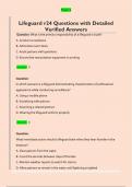 Lifeguard r24 Questions with Detailed  Verified Answers 
