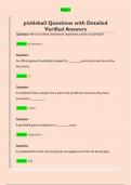 pickleball Questions with Detailed  Verified Answers