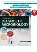  TEST BANK FOR TEXTBOOK OF DIAGNOSTIC MICROBIOLOGY 6TH EDITION BY CONNIE R&period; MAHON  CHAPTERS 1 &ndash; 41&vert; ALL COVERED &vert; A GUIDE