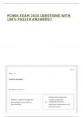 PCNSA EXAM 2025 QUESTIONS WITH 100&percnt; PASSED ANSWERS&excl;&excl;