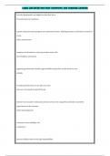 IAHSS ADVANCED PRE-TEST QUESTIONS AND VERIFIED ANSWERS
