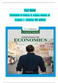 TEST BANK for Essentials of Econ&comma;  9th edition by N&period; Gregory Mankiw &vert;All  Chapters 1 - 24 &vert;LATEST