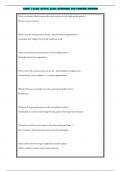 IAHSS 7 EXAM &lpar;ACTUAL EXAM&rpar; QUESTIONS AND VERIFIED ANSWERS