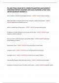 PN 4003 FINAL EXAM WITH COMPLETE QUESTION AND CORRECT  ANSWERS&vert;VERIFIED ANSWERS &vert;DETAILED ANSWERS LATEST 2025  UPDATE&vert;ALREADY GRADED A&plus;  