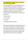 HESI&colon; NUR209 Medical-Surgical Nursing II &vert; Questions  and Verified Answers NUR209
