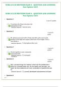NURS 6512N MIDTERM EXAM 4 - QUESTION AND ANSWERS New Update 2025&period;