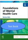 TEST BANK for Foundations of Mental Health Care 8th edition by Michelle Morrison-Valfre&vert; Complete Guide All Chapter 1-33 NEWEST VERSION