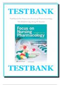 TEST BANK FOR FOCUS ON NURSING PHARMACOLOGY 7TH EDITION BY AMY M KARCH ALL CHAPTERS COVERED GRADED A&plus; LATEST UPDATE 2025&sol;2026