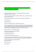 Braze Marketer Certification Exam Questions and Answers All Correct 