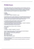 PCNSA Exam  &vert; Questions with 100 &percnt; Correct Answers &vert; Verified