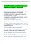 Braze Marketer Certification Exam with 100&percnt; Correct Answers 