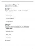  CGS 1761 Computer Operating SYstems Ch4 Quiz