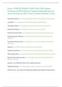 Exam 3&colon; PNR 207&sol; PNR207 &lpar;NEW 2025&sol; 2026 Update&rpar; Transition to PN&sol;VN Practice Capstone Guide &vert; Questions & Answers&vert; Grade A&vert; 100&percnt; Correct &lpar;Verified Solutions&rpar;- Fortis