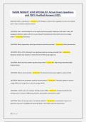NASM WEIGHT LOSS SPECIALIST Actual Exam Questions and 100&percnt; Verified Answers 2025&period;