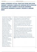 Exam &lpar;elaborations&rpar; LMSW LICENSING   