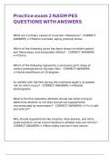 Practice exam 2 NASM PES QUESTIONS WITH ANSWERS