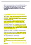 2025 FINANCIAL STATEMENT MODELING EXAM &sol;ACTUAL EXAM FROM WALL STREET PREP WITH 100&percnt; CORRECT AND VERIFIED ANSWERS AND RATIONALES&sol; WSP FINANCIAL STATEMENT MODELING&sol;LATEST UPDATE 2025&sol;2026