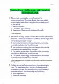 Nursing Exam 186 Questions with Complete Solutions for 2025&period;