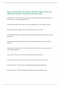 Data Communications and Computer Networks chapter 1 Exam with 100&percnt; Correct Answers &vert; Verified &vert;Latest version 2025
