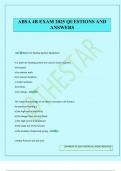 ABSA 4B EXAM 2025 QUESTIONS AND ANSWERS