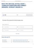 Exam &lpar;elaborations&rpar; NVCC PSY 200-E43L  