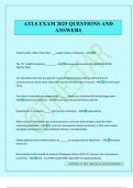 ATLS EXAM 2025 QUESTIONS AND ANSWERS