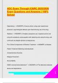ADC Exam via IC&RC 2025&sol;2026 &vert; Complete Q&A for Alcohol & Drug Counselor Certification