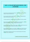 ASE A-1 EXAM 2025 QUESTIONS AND ANSWERS