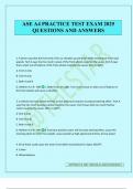 ASE A4 PRACTICE TEST EXAM 2025 QUESTIONS AND ANSWERS
