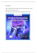Test Bank For Medical Terminology For Health Professions&comma; Spiral Bound Version &lpar;Mindtap Course List&rpar; 9th Edition All Chapters Fully Covered 2025 &lbrack;A&plus;&rsqb; By Ann Ehrlich &lpar;Author&rpar;&comma; Carol Schroeder &lpar;Author&rpar;&comma; Laura Ehrlich &lpar;Author&rpar;&comma; & 1 More