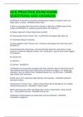ACE PRACTICE EXAM GUIDE QUESTIONS AND ANSWERS 