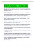 BRAND NEW ACE PT EXAM STUDY GUIDE QUESTIONS AND ANSWERS