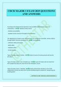 CDCR MAJOR 3 EXAM 2025 QUESTIONS AND ANSWERS